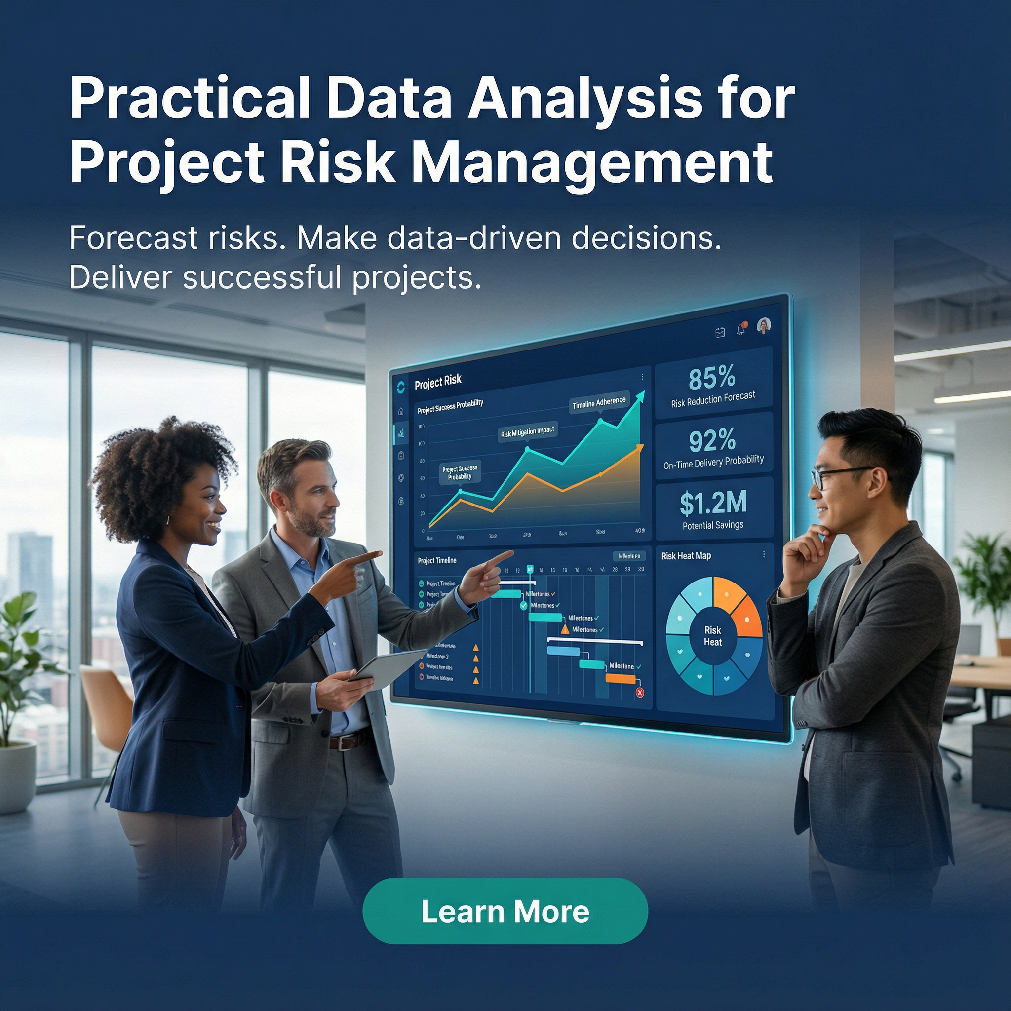 Practical Data Analysis for Project Risk Management